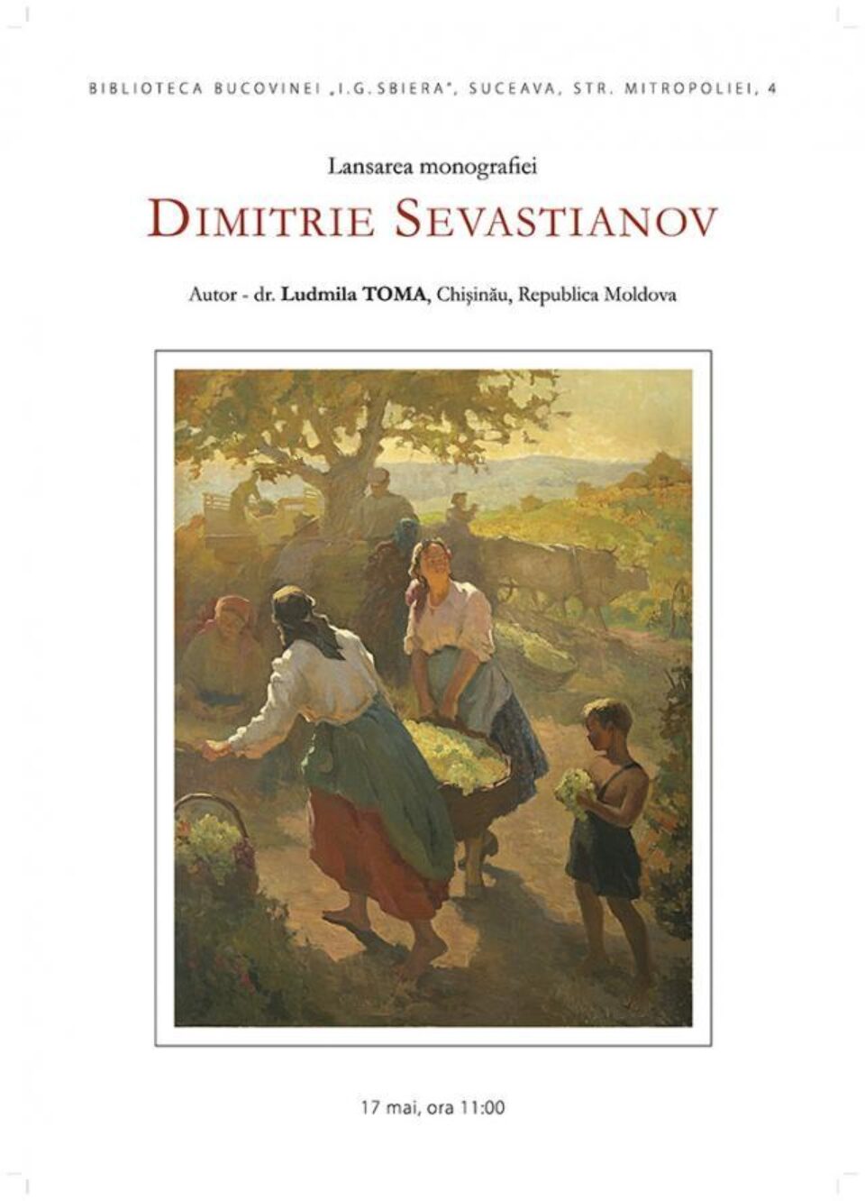 Lansarea monografiei Dimitrie Sevastianov