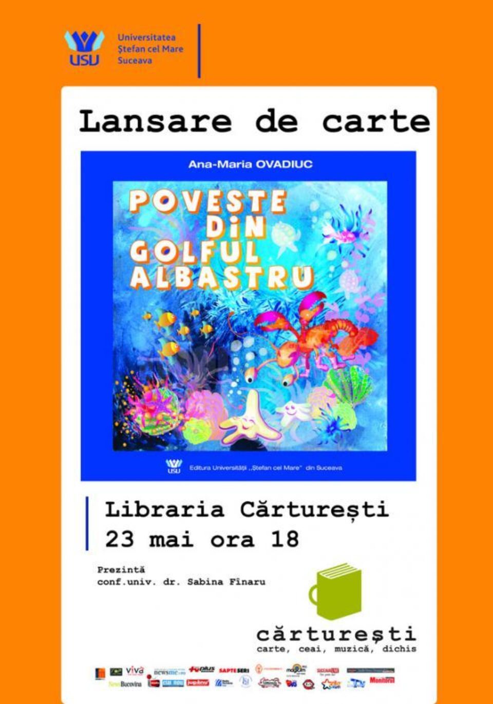 Lansarea cărții pentru copii „Povești din Golful Albastru”