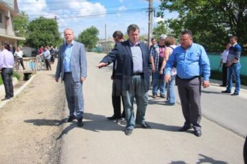 Nechifor a verificat lucrările la drumul comunal dintre Hancea și Corocăiești