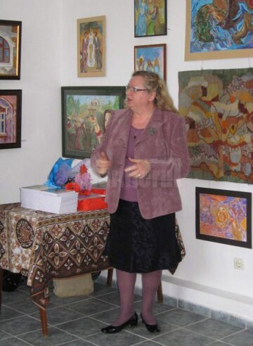 Artista plastică Lucia Pușcașu