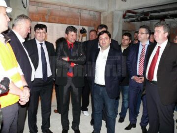 Nicolae Bănicioiu, ministru al Sănătății, a fost prezent vineri, pe șantierul Spitalului Municipal Fălticeni