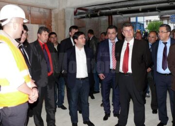 Nicolae Bănicioiu, ministru al Sănătății, a fost prezent vineri, pe șantierul Spitalului Municipal Fălticeni