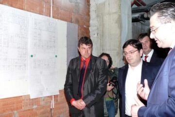 Nicolae Bănicioiu, ministru al Sănătății, a fost prezent vineri, pe șantierul Spitalului Municipal Fălticeni