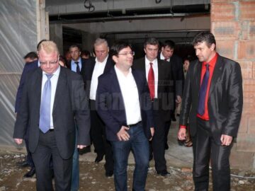 Nicolae Bănicioiu, ministru al Sănătății, a fost prezent vineri, pe șantierul Spitalului Municipal Fălticeni