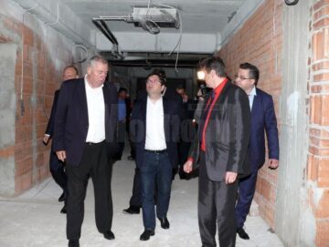 Nicolae Bănicioiu, ministru al Sănătății, a fost prezent vineri, pe șantierul Spitalului Municipal Fălticeni