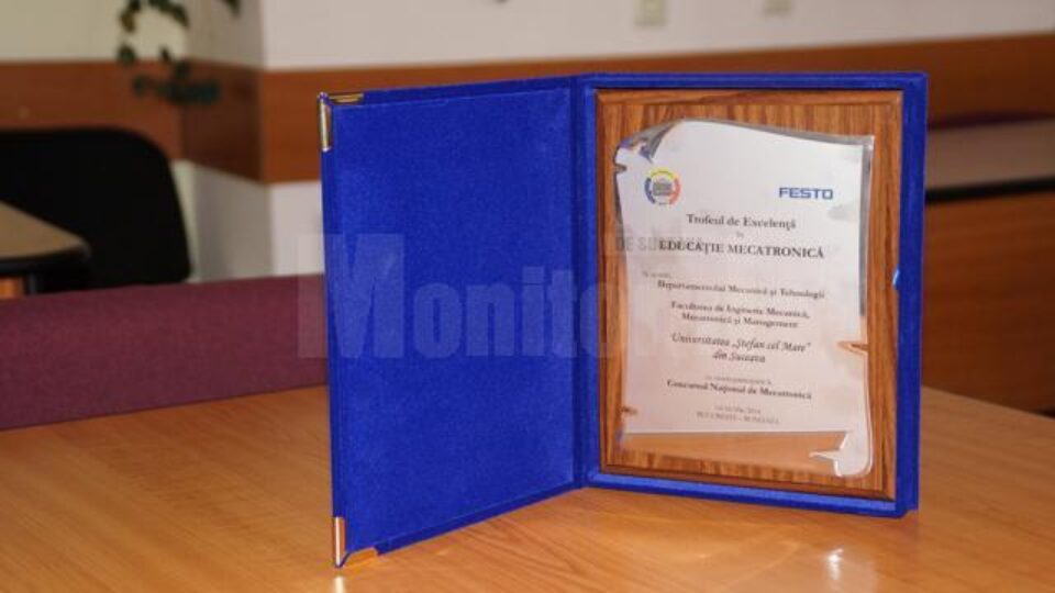 Trofeul de excelență în educație mecatronică