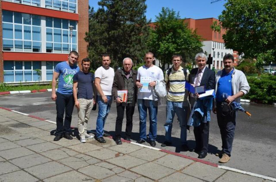 Lotul sucevean care a participat la Olimpiada Națională de la București