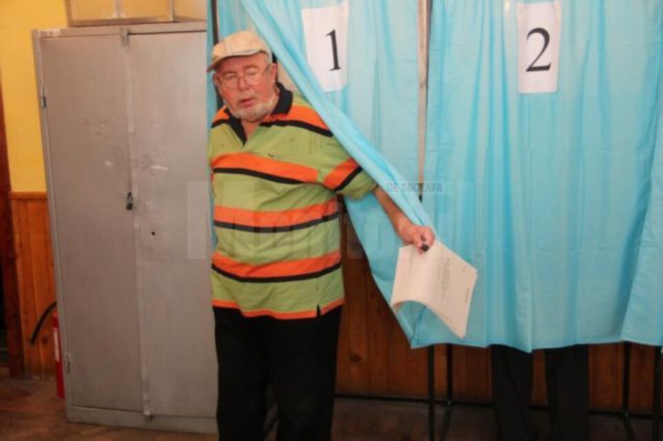 Prezența la vot în județul Suceava, la ora 16.00, a fost de 17,61 la sută