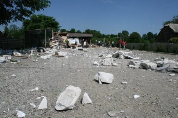 Explozia a fost deosebit de puternică
