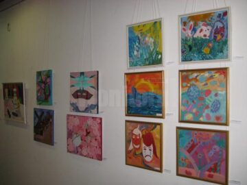 „Micii Picasso” au întâmpinat 1 Iunie printr-o expoziție etalată la City Gallery