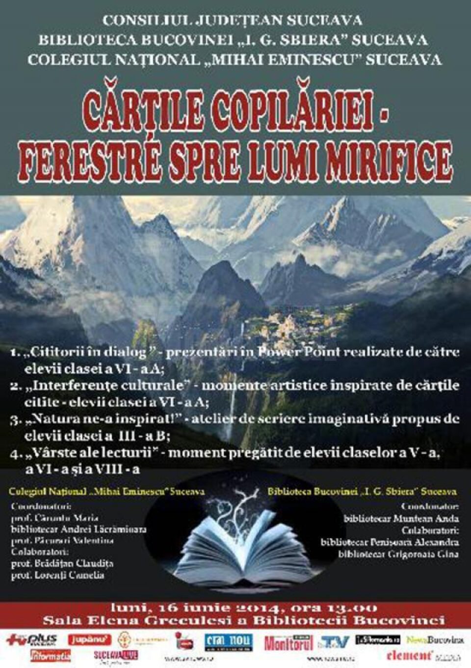 „Cărțile copilăriei - Ferestre spre lumi mirifice”