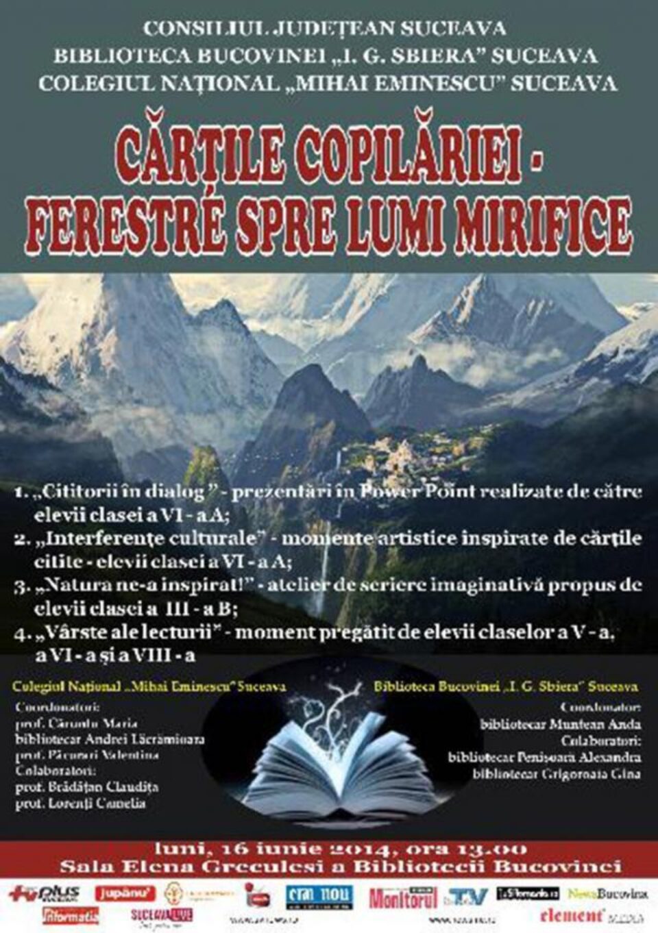 „Cărțile copilăriei - Ferestre spre lumi mirifice”
