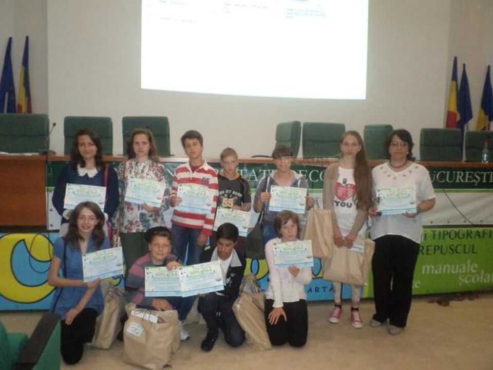 Elevii școlilor din Salcea, premiați în cadrul unui concurs național pe teme ecologice