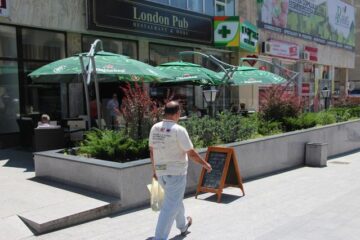 Cele mai multe terase de vară au apărut în zona centrală a Sucevei