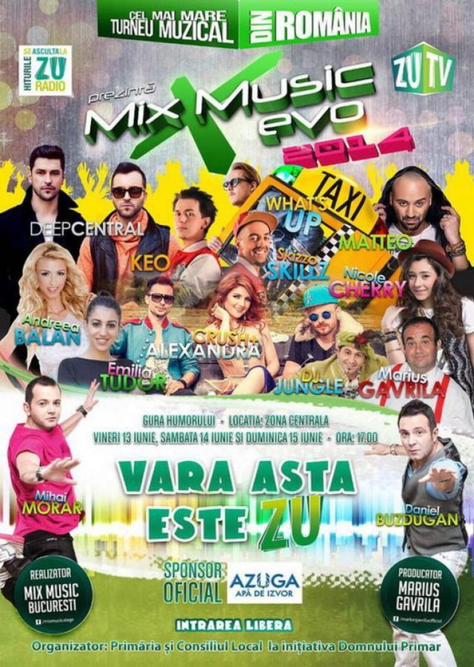 Turneul „Mix Music Evo 2014”