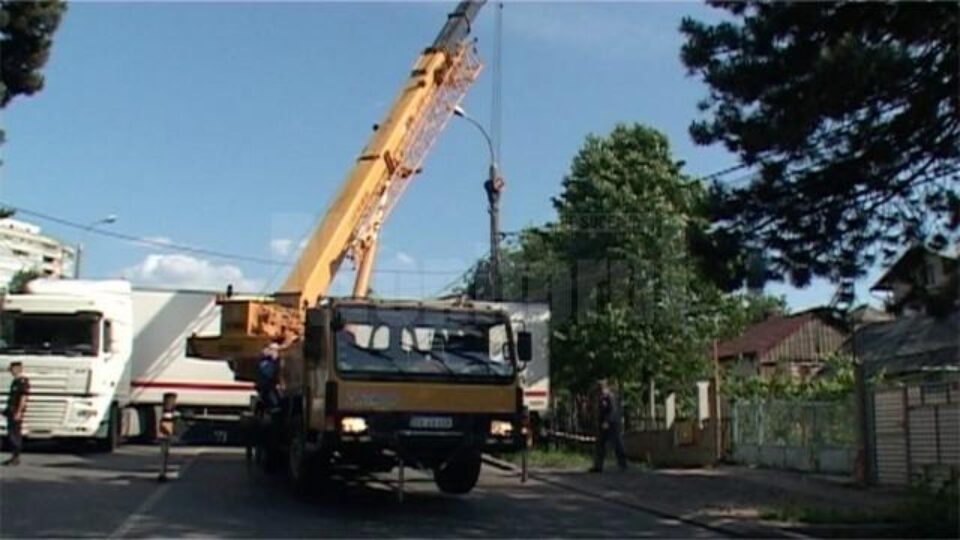 Traficul din Suceava, blocat de un tir ucrainean