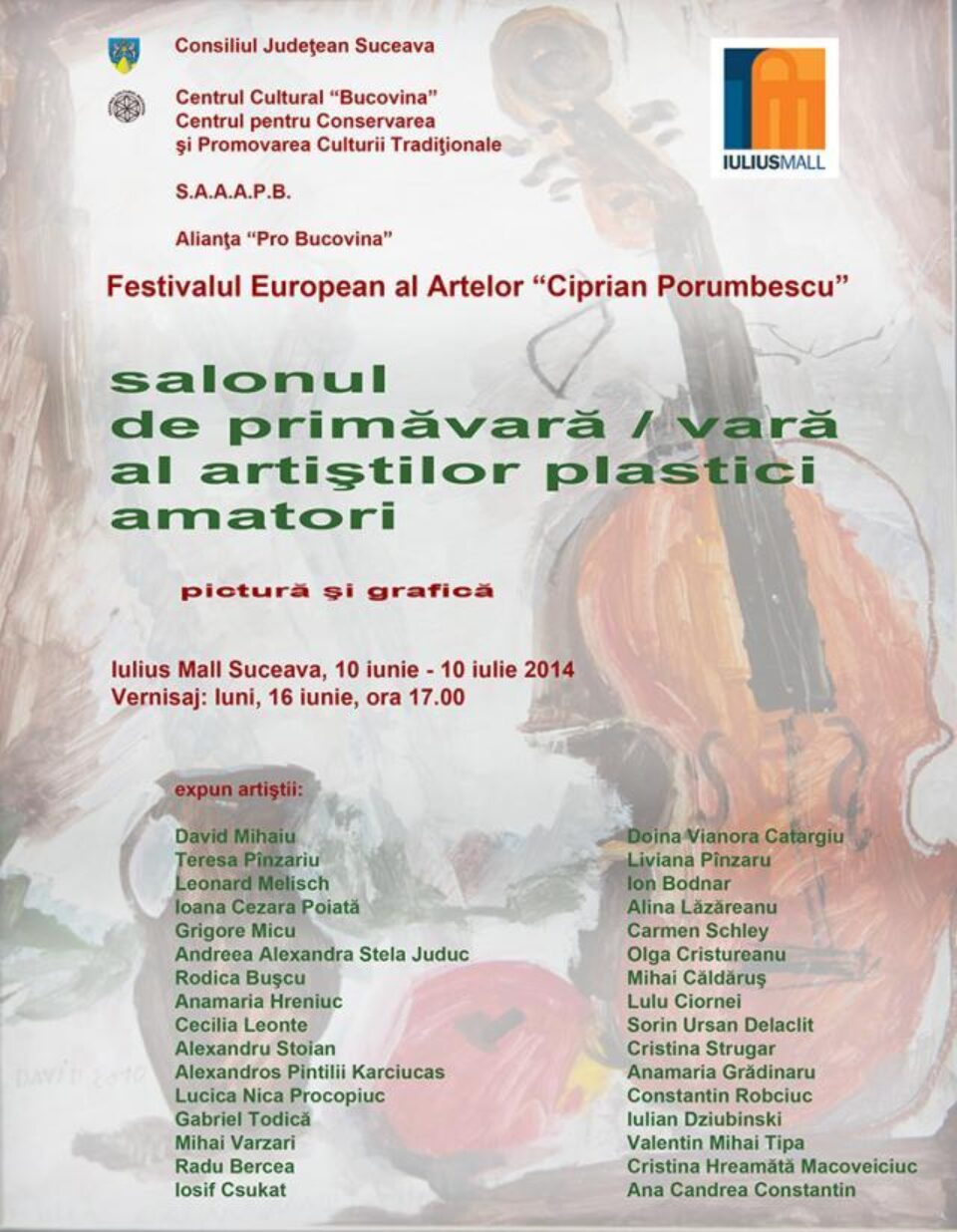 Salonul de primăvară/vară al artiștilor plastici amatori din județul Suceava