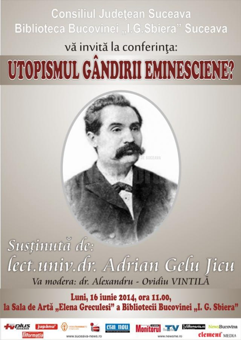 Conferința „Utopismul gândirii eminesciene?”