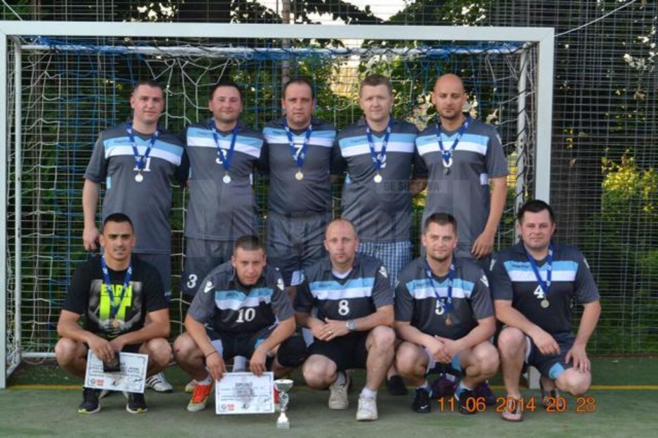 Echipa Poliției Suceava a câștigat medalia de argint, după o finală spectaculoasă în compania pompierilor