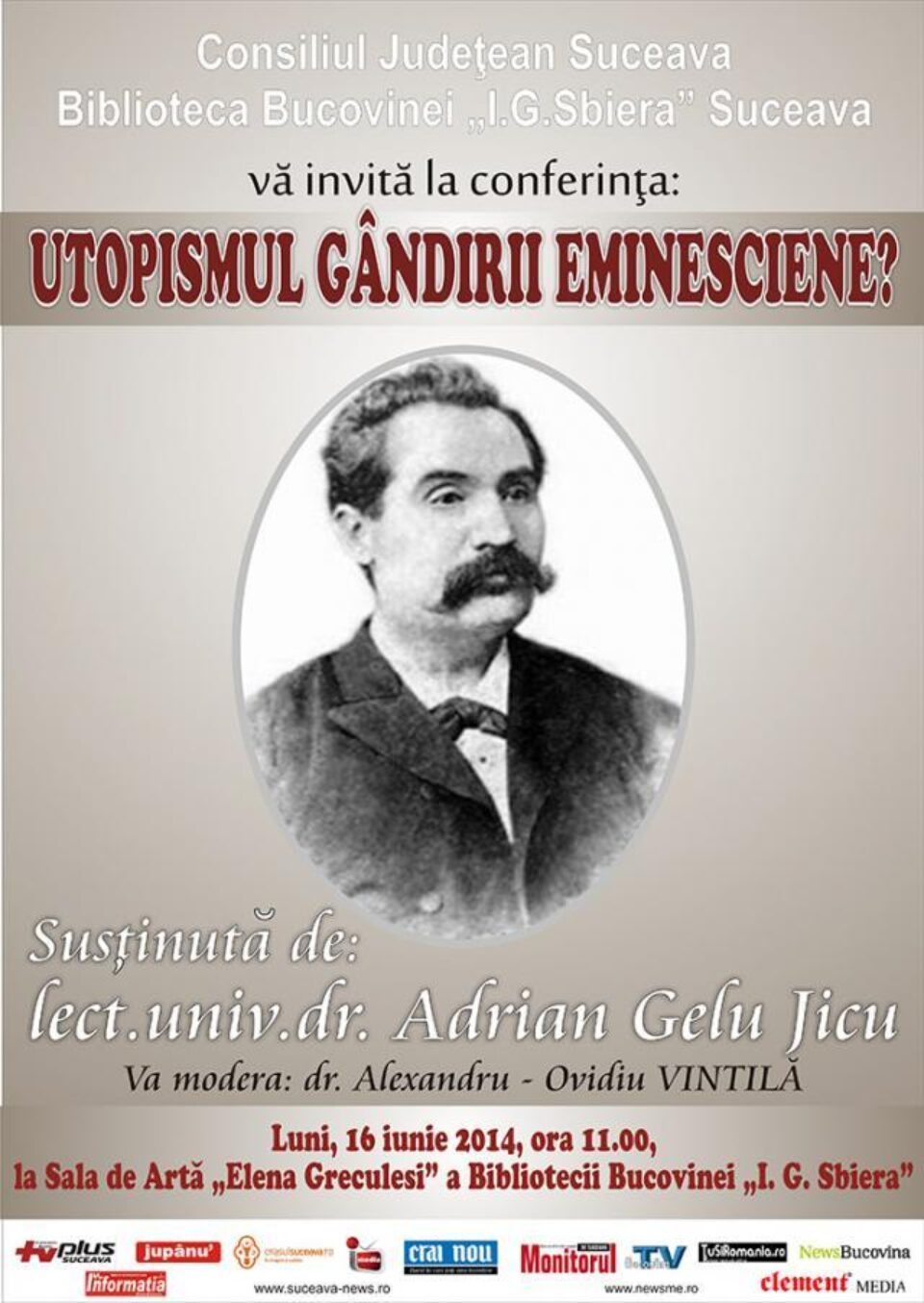 Conferința „Utopismul gândirii eminesciene?”