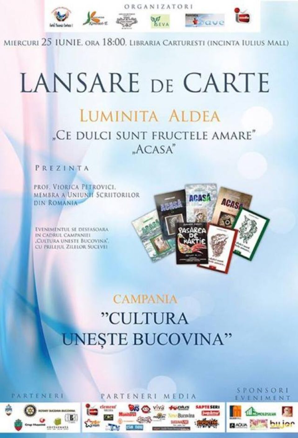 Lansare de carte, la Librăria Cărturești