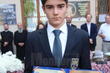„Elevul ștefanist al anului” a fost desemnat Araujo Regado Goncalo, care a primit o diplomă de excelență și o plachetă de onoare din partea conducerii colegiului