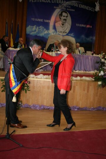 Academicianul Maya Simionescu a primit titlul de Cetățean de onoare