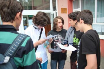 Candidații păreau degajați și mulțumiți de cerințele variantei extrase