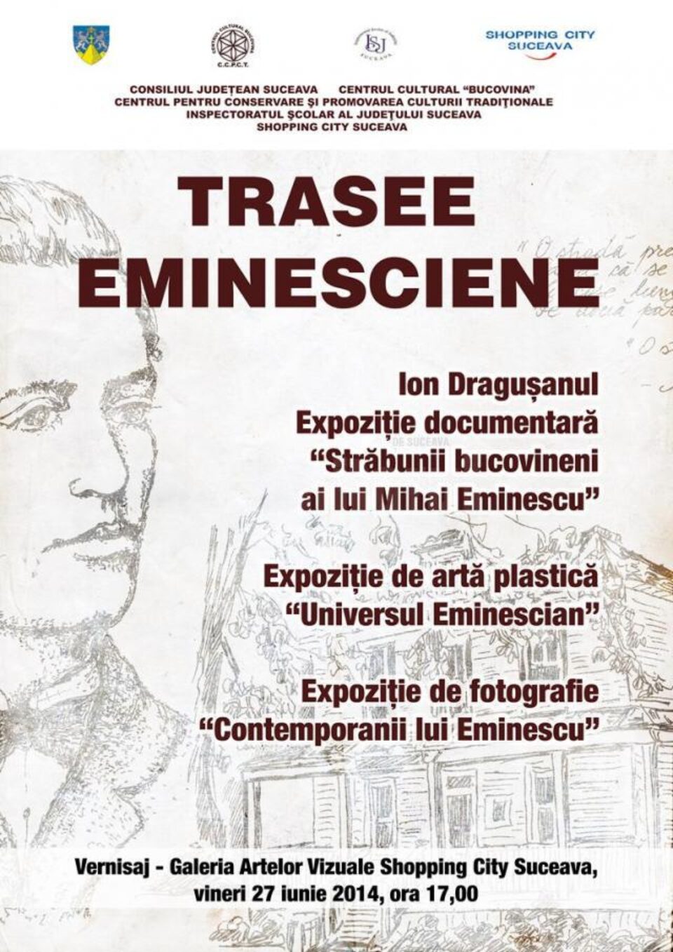 „Trasee eminesciene”, la Shopping City Suceava