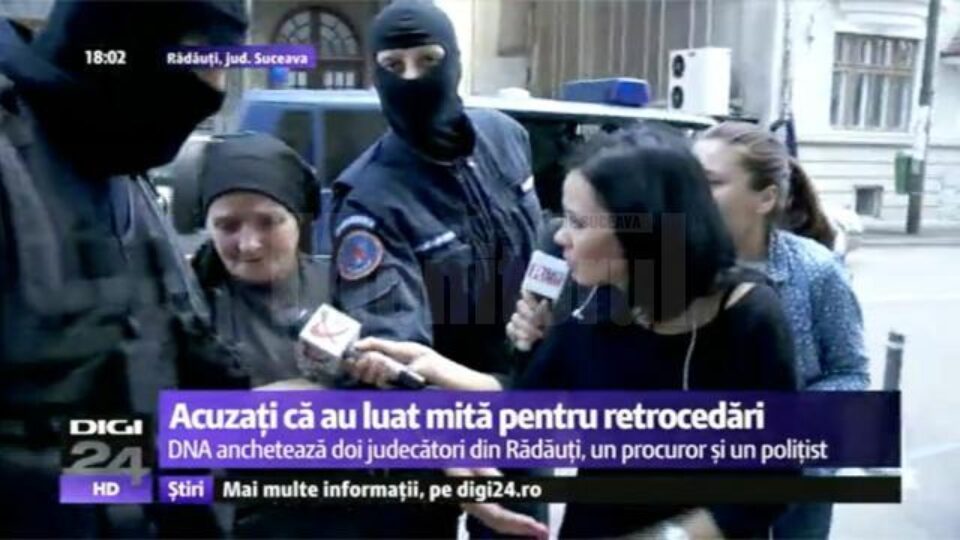 Maria Cociorvan, adusă cu mascații la DNA