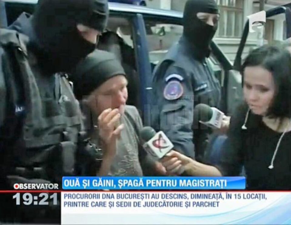 Maria Cociorvan, adusă cu mascații la DNA