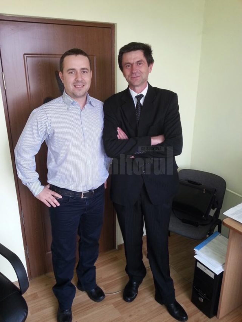 Valentin Jaba (stânga) și Sorin Poenaru (dreapta) sursa cezarpesclevei.wordpress.com