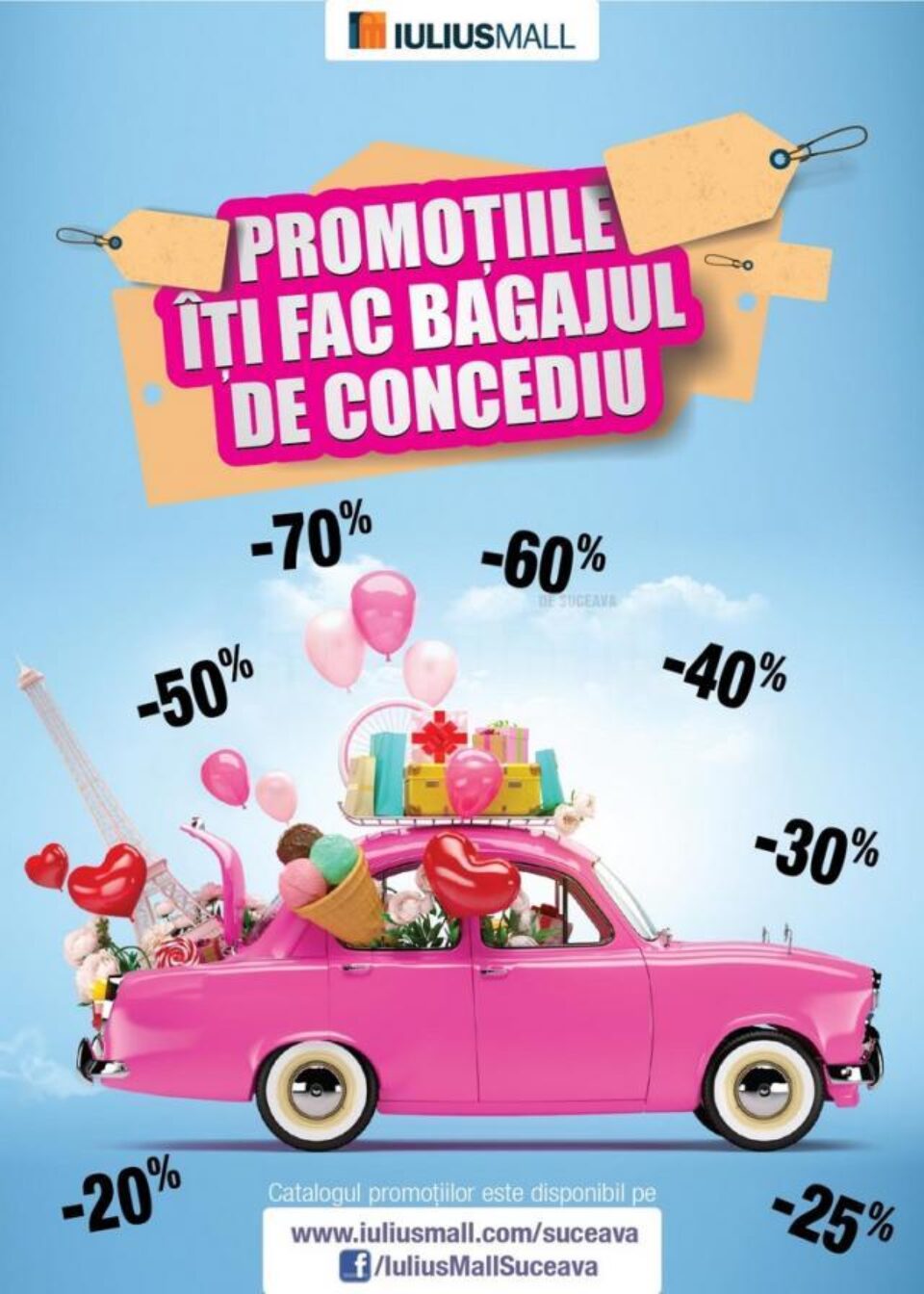 Oferte estivale de nerefuzat pentru amatorii de shopping, la Iulius Mall Suceava