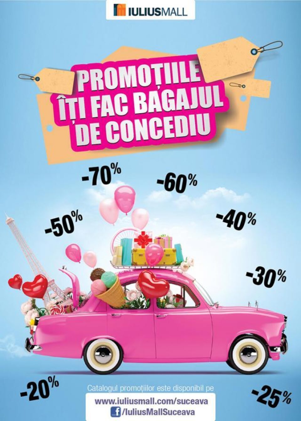 Oferte estivale de nerefuzat pentru amatorii de shopping, la Iulius Mall Suceava