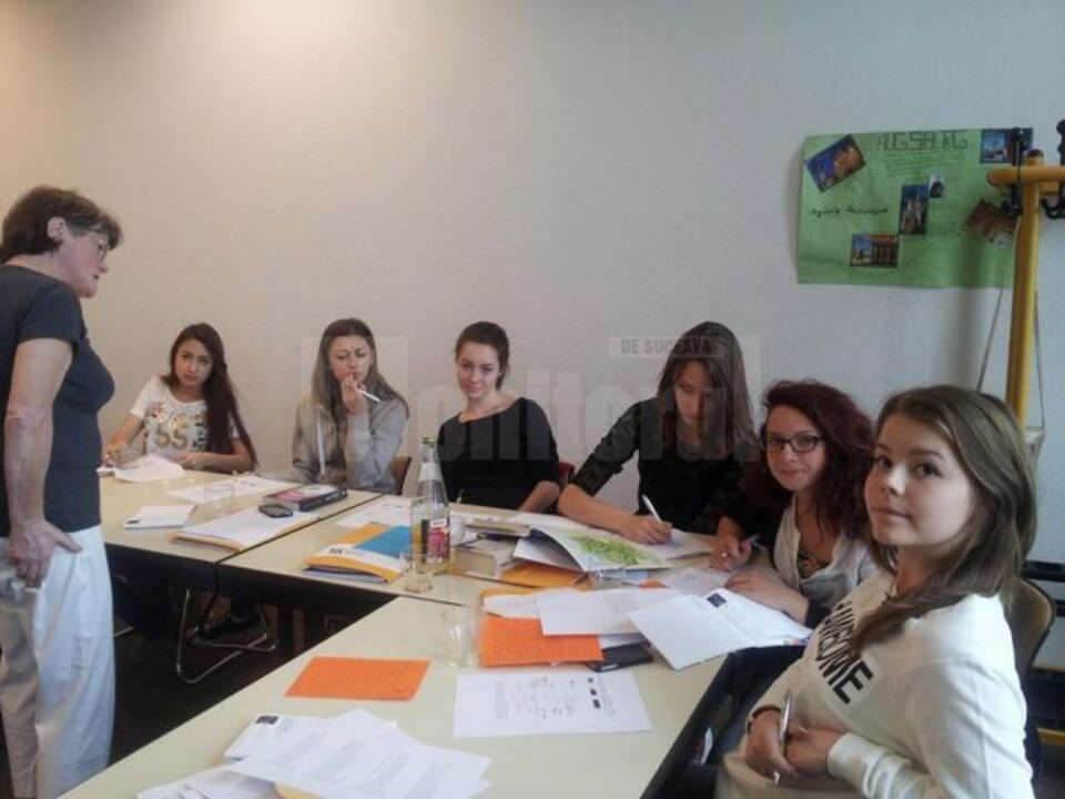 Elevii au participat și la cursuri intensive de limbă germană