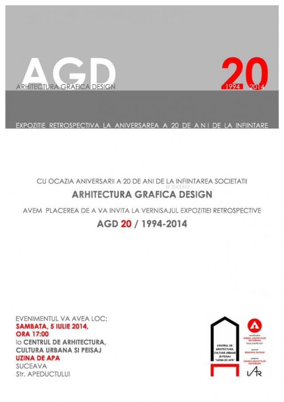 Expoziția retrospectivă AGD 20/1994 - 2014