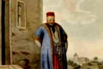 Negustor armean din Siret – acuarelă de Franz Jaschke (1775-1842)