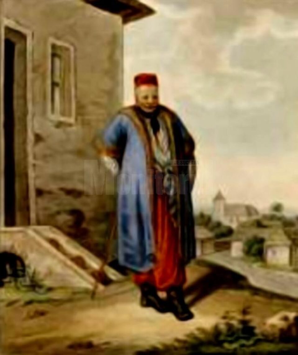 Negustor armean din Siret – acuarelă de Franz Jaschke (1775-1842)