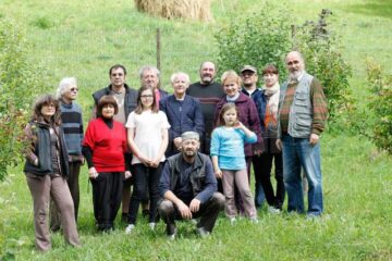 Participanții la Tabără de pictură de la Straja