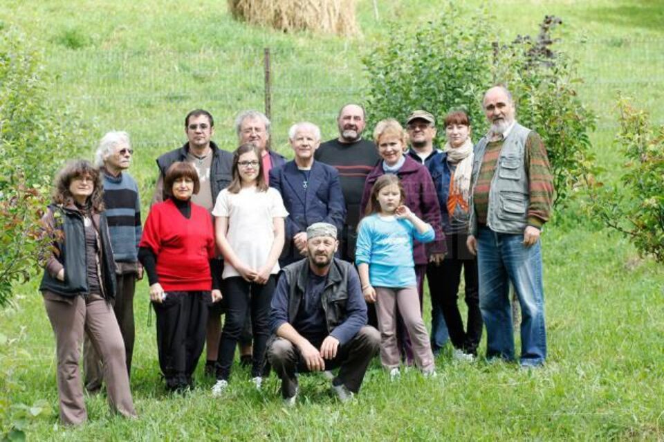 Participanții la Tabără de pictură de la Straja
