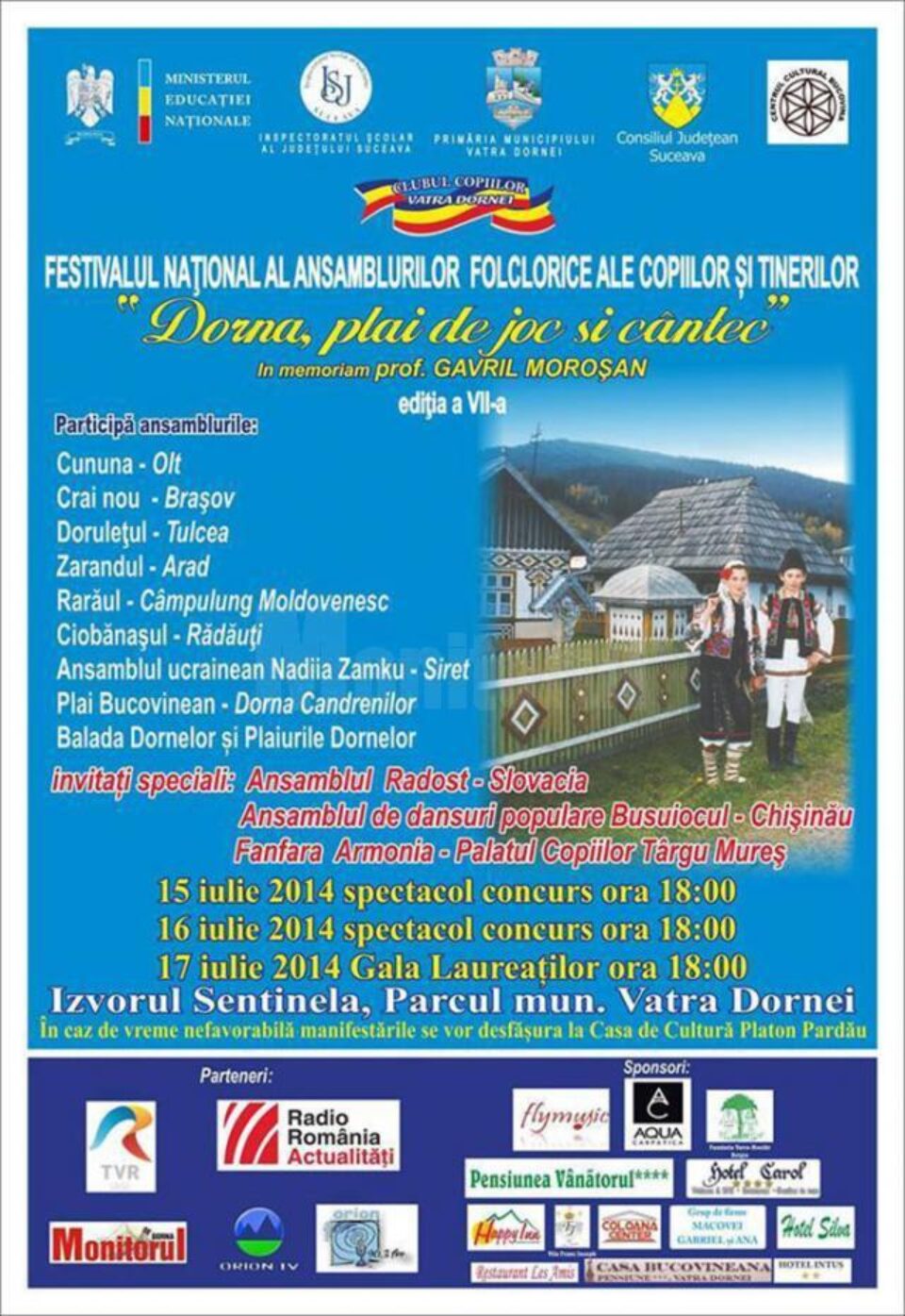 Festivalul Național al Ansamblurilor Folclorice „Dorna, plai de joc și cântec”