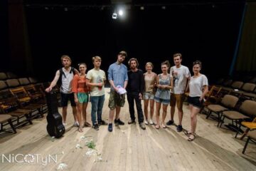 Trupa de studenți ai prestigioasei Școli de Film, Teatru și Televiziune din Lodz – Polonia Foto: Adrian CRĂCIUNESCUL