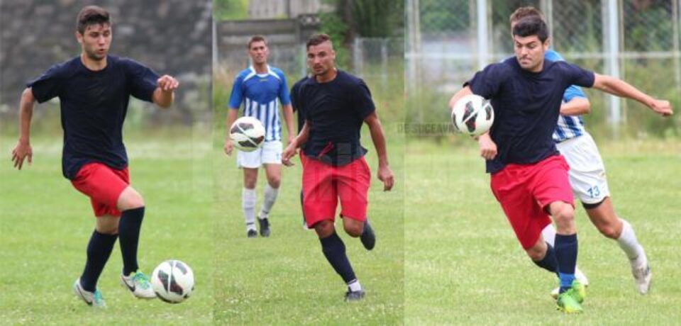 Florin Burcea (stânga), Sacha Marinkovici (centru) și Marius Matei (dreapta), s-au înțeles cu FCM Suceava