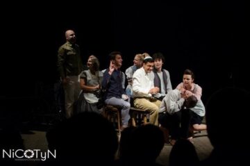 Premiul juriului pentru interpretare colectivă- Clasa noastră, pus în scenă de absolvenți UNATC. Foto: Adrian Crăciunescul