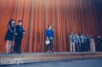 Zuzana Zazulin, Premiul juriului pentru interpretare feminină pentru rolurile din spectacolul Pride and Mountains. Foto: Adrian Crăciunescul