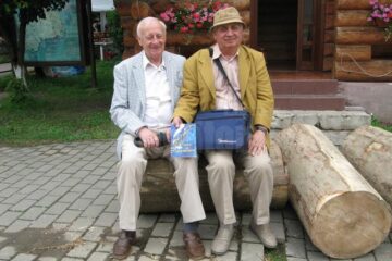 Radu Bercea și Gheorghe Solcan, autorii volumului