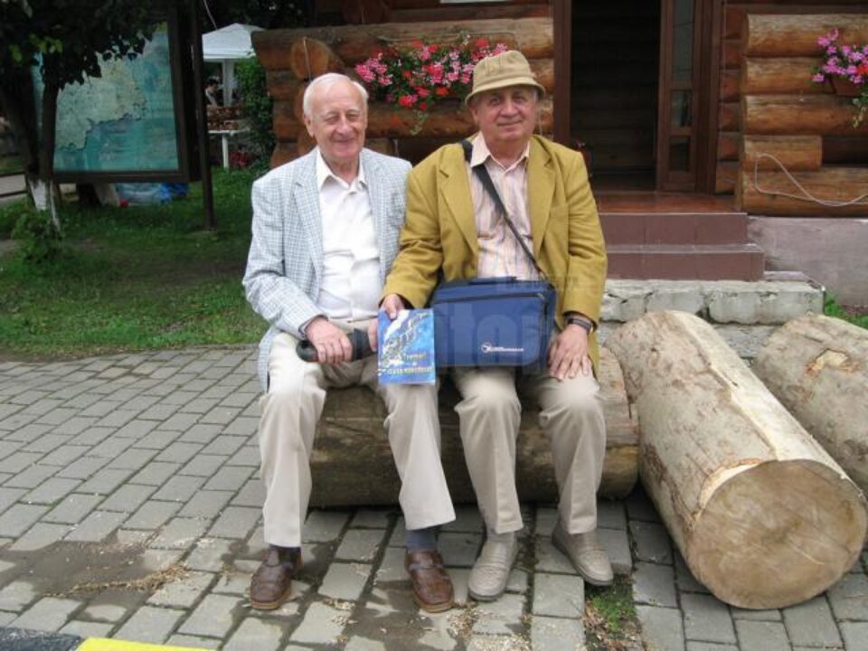 Radu Bercea și Gheorghe Solcan, autorii volumului