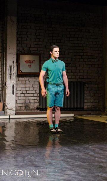 Barnabas Horkay, Premiul juriului pentru interpretare masculină pentru rolul Robin, în spectacolul Cleansed. Foto: Adrian Crăciunescul