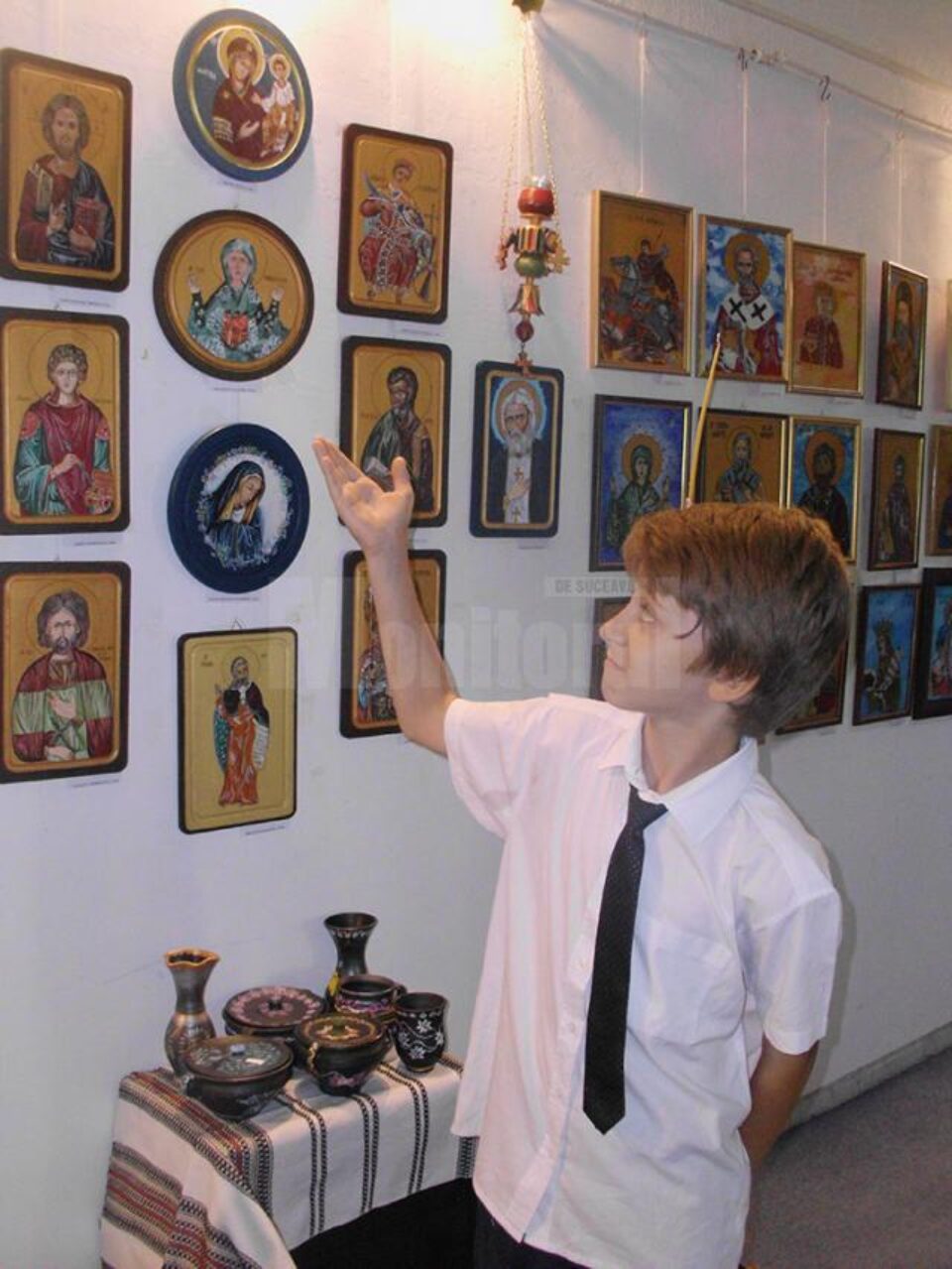 Vernisajul expoziției „Micii iconari”, la Muzeul de Științele Naturii