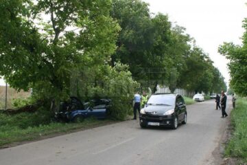 Accidentul s-a petrecut pe drumul care leagă localitatea Moara de municipiul Suceava